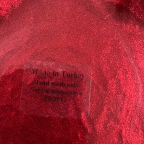 Star style red plate - Picture 5 of 6